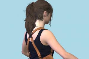 Claire Girl Resident Evil Remake Claire Girl No-Jacket-4